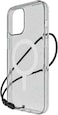 BodyGuardz Carve Glitter designed for iPhone 15 PRO compatible with MagSafe case cover with Lanyard - Glamfetti