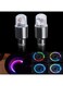 Bluelans - Neon LED Lamp Flash Tyre Wheel Valve Cap Light For Bicycle