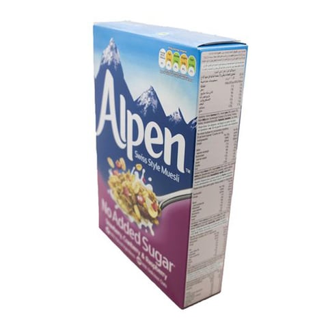 Alpen No Added Sugar Strawberry Cranberry And Raspberry Muesli Cereal 560g