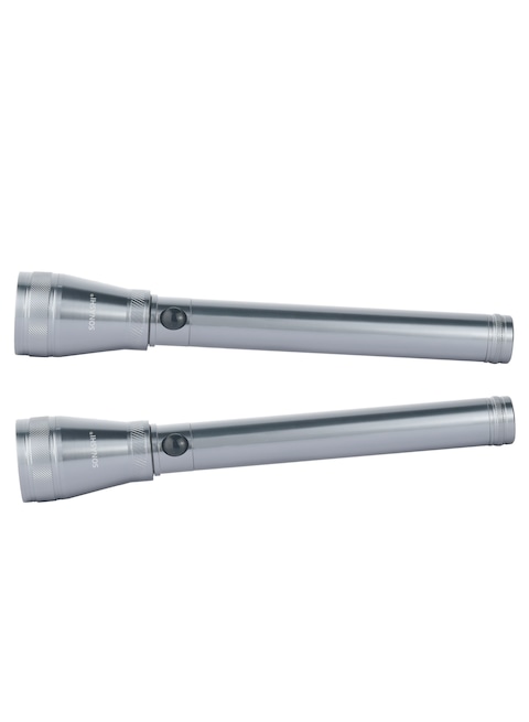 Sonashi 2-Piece Aluminium Rechargeable LED Torch Set SLT-1013 Water Proof
