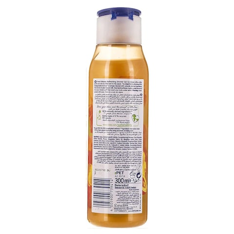 NIVEA Shower Gel Body Wash Fresh Blends Apricot and Mango and Rice Milk 300ml