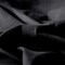 Luna Home Premium King Size 6 Pieces Bedding Set Without Filler, Plain Black Color