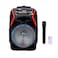 Olsnenmark Rechargeable Party Speaker, 12 Inch, Omms1278, 15000W Pmpo, 7.4V 2200Mah Battery, Usb/Tf/Fm/Bt/Remote/Led Display/Aux In/Mic