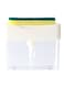 Soap Dispenser And Sponge Set Clear/White 13.50x8.50x11.00cm