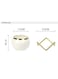 Generic 3Pcs Small Succulent Planter Succulent Plant Pots Plant Container Small Flowerpot Succulent Container For Store Office Home Decoration (Plant Not Included)