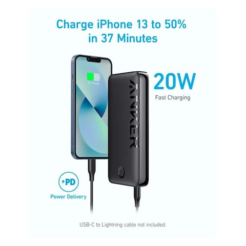 Anker 335 PowerCore Power Bank Black 20000mAh 20W