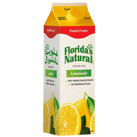 Buy Florida Natural Premium Lemonade Juice 900ml in Kuwait