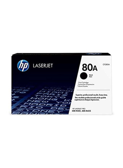 hp 80A LaserJet Toner Cartridge Black