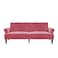 In House Nutella 2 In 1 Sofabed Velvet Upholstered - Dark Pink