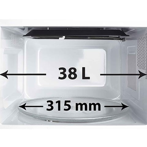 ميكروويف ميانتا بشواية 36 لتر - أسود - MW32717A