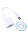Generic USB 3.0 To VGA Video Graphic Card Display External Cable Adapter, White
