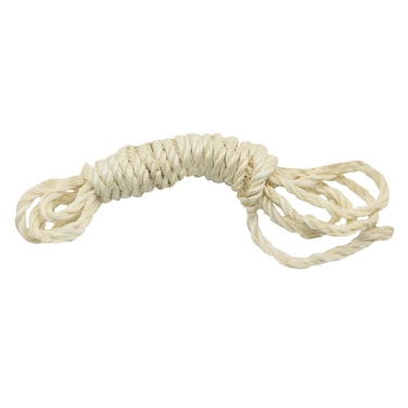 African Round Sisal Rope Small White
