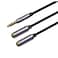 Yesido YAU27 Audio Splitter - Male to Dual 3.5mm Female, Black
