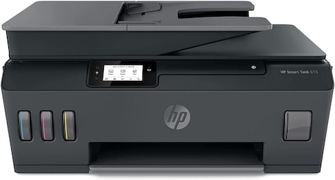 HP Smart Tank 615 Wireless, Print, Copy, Scan, Fax, Automated Document Feeder, All In One Printer, Print up to 18000 black or 8000 color pages - Black [Y0F71A]