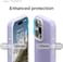 elago Glide Magnetic for iPhone 15 Pro Max case cover Magsafe Compatible Slim Shockproof Full Body Protection - Purple &amp; Transparent