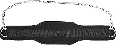 ULTIMAX Dip Belt with Chain for Weightlifting, Bodybuilding Workouts, Long Heavy Duty Steel, Comfortable Neoprene Waist Support Dipping Pull Up Belt Chin up Bar Weightlifting Belt- Assorted Color