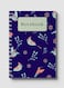 Lowha Spiral Notebook With 60 Sheets And Hard Paper Covers With Birds &amp; Flower Design, For Jotting Notes And Reminders, For Work, University, School