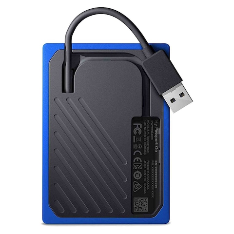 WD My Passport Go Solid State Drive 1TB Black Cobalt