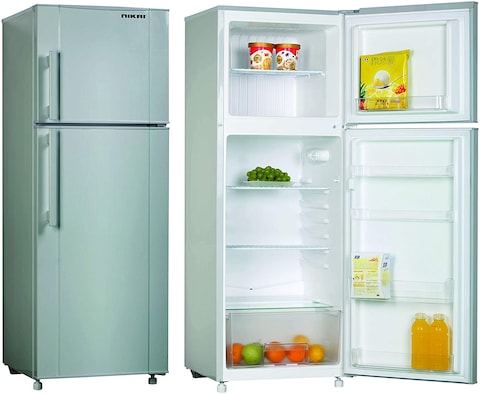 Nikai 280 Liters Double Door Defrost Refrigerator, Silver, Nrf280Dn3S/4S, 1 Year Warranty