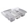 AlHoora 36x26xH7cm 3 Divider Acrylic Clear Cutlery Tray With Crack Design With Box