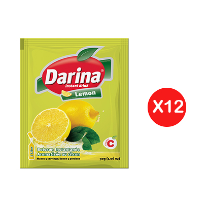 Darina Instant Powder Drink Lemonade 30GR X12