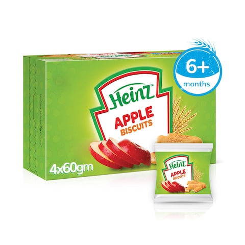 Heinz Apple Biscuits 60g Pack of 4