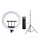 Rl 21-Led Ring Light With Tripod Stand 18- Inch
