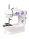 Dlc Mini Electric Sewing Machine White/Blue/Black