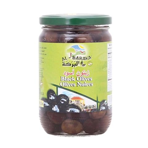 Al Baraka Black Olives 600GR
