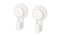 Hook with suction cup, white