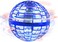 Generic Flying Ball Toys, 2021 Upgraded Hover Spinner Boomerang 360&deg; Rotating Soaring Orb With LED Lights Hand Operated Space For Kids Magic Mini Drone That Comes Back To You, Blue