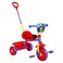 Spartan Paw Patrol Temed Tricycle with Push Bar for Boys Blue