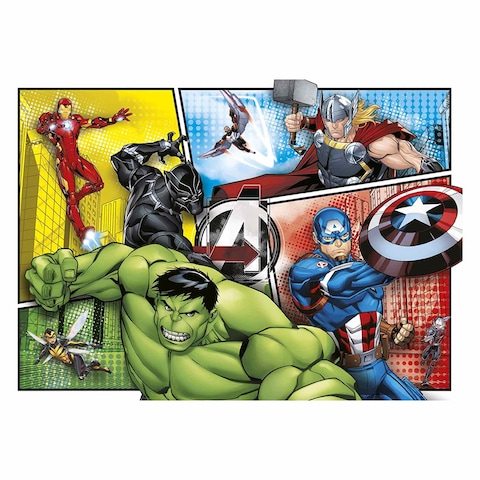 Clementoni 21605 Supercolor Marvel Avengers Puzzles Game 2 x 60 Pieces