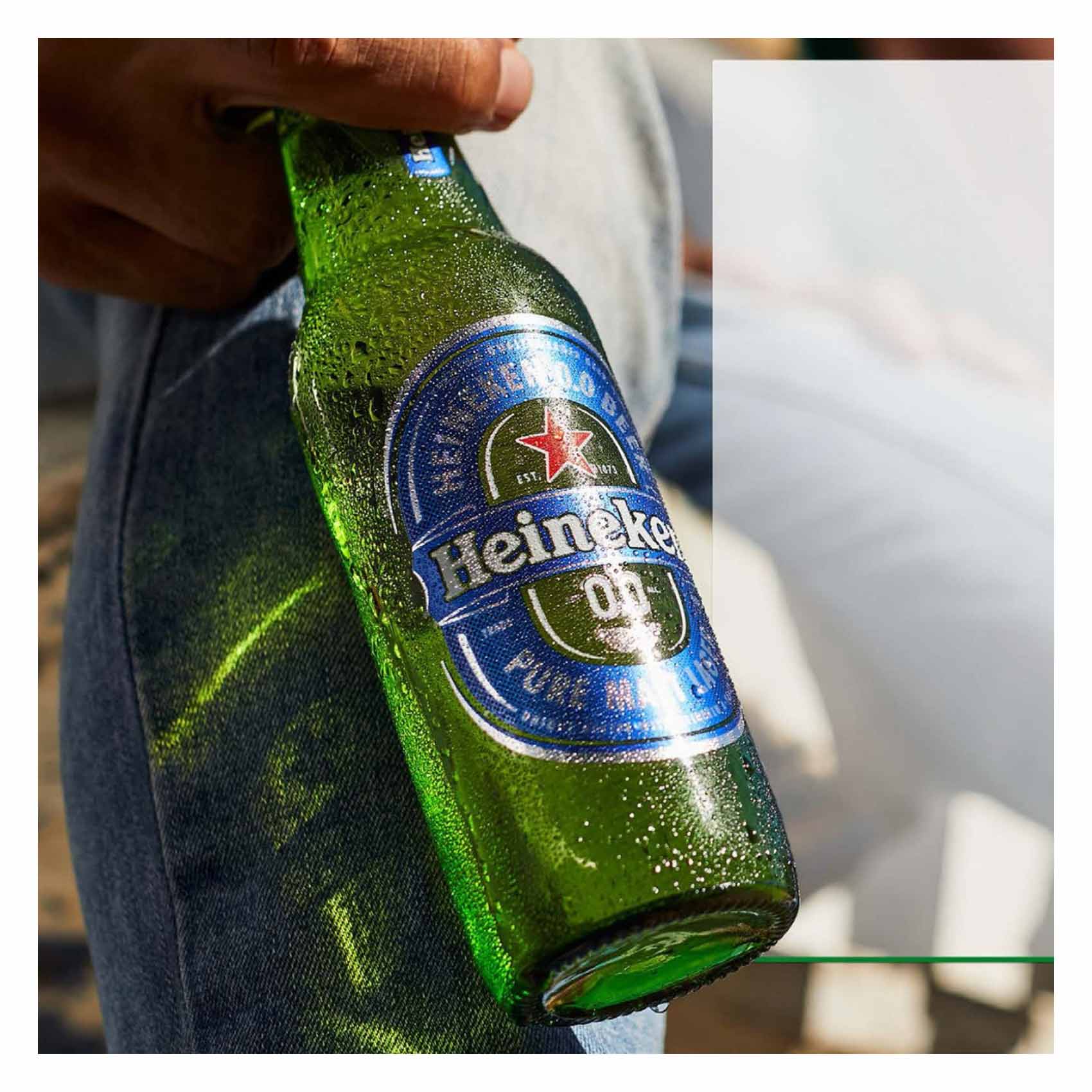 Heineken Premium Quality 0.0  Non Alcoholic Beer 330Ml