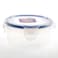 Lock &amp; Lock Stackable Airtight Round Food Container Clear/Blue 300ml