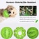 Dog Toy Ball, Nontoxic Bite Resistant Toy Ball for Pet Dogs Puppy Cat, Dog Pet Food Treat Feeder Chew Tooth Cleaning Ball Exercise Game IQ Training Ball 7CM,(Pack of 1), Assorted