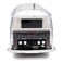 Old Retro Camper Van Style Bluetooth Speaker, Compact FM Radio, Portable Audio, Rechargeable, Music Streaming MP3 (USB/SD), Colour-changing LED Lights, Vintage Novelty Gift D&eacute;cor (Black)