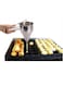 LIYING Stainless Steel Donut Cupcake Batter Dispenser Funnel Pancake Maker Helper Rack (silver)