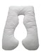 Generic Belly Contoured Body U-Shaped Extra Comfort Cuddler Pregnancy Pillow White