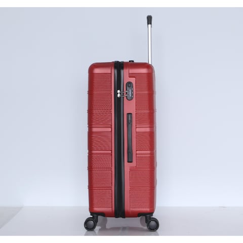 STARLIFE 3 Piece ABS Hard side Trolley Luggage Set Spinner Wheels with Number Lock