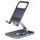 Xonic 360&deg; Foldable Phone Stand For Desk, Fully Adjustable Mobile Phone Holder Dock Aluminum iPhone Stand Compatible with All Mobile Phone, iPhone 15 Pro/15 Pro Max,