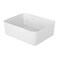 Generic-Family Plastic Bra Underwear Socks Stackable Holder Multifunctional Storage Box Container Household Organizer for Cloth Drawer Divider No Cover/ One Cell Grey