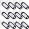 generic 50pcs Key Tags ID Labels Tags with Ring Label Window ID Badge Keychain Hotel Key Ring for Luggage Backpack Hanging Wallet Decoration