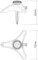 Tramontina Since 1911, Made In Brazil Quick Connect Static Sprinkler With Support Base And Spike