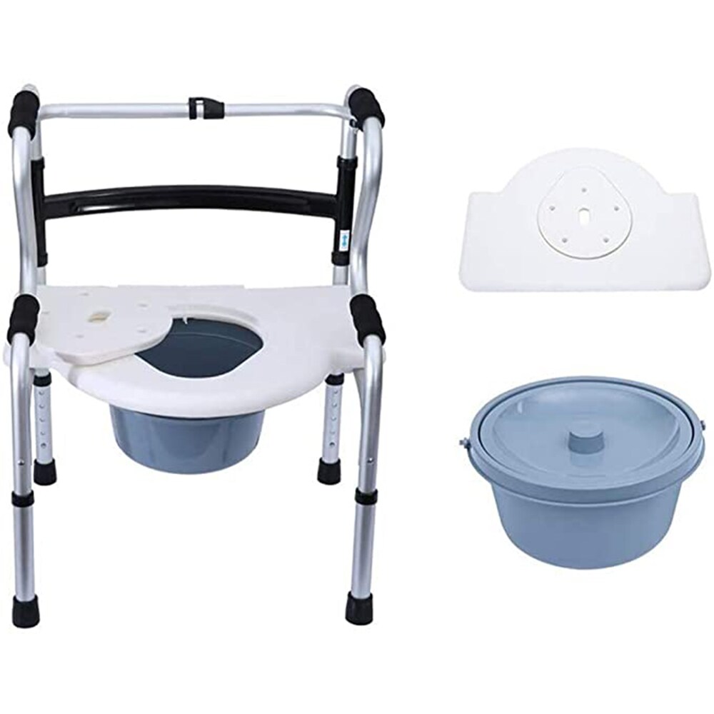 Buy Rehamo Walker Commode Shower Chair, Portable Shower Commode Chairs ...