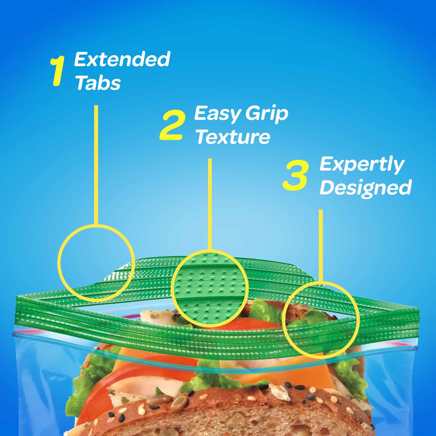 Ziploc Seal Top Sandwich 50 Bags