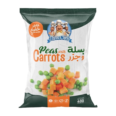 Three Chefs Peas and Carrots - 400 gram