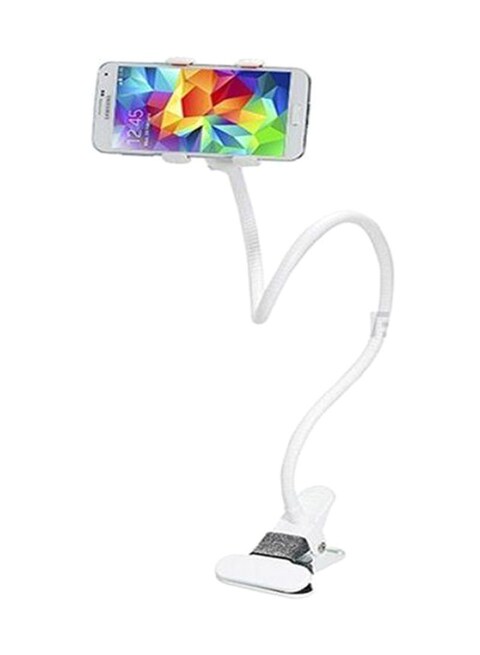 Generic - Rotating Bracket Stand Mount Mobile Holder White
