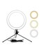 Generic Table LED Ring Light With Tripod Stand Set Black