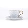 Rose Thermos Porcelain RS-2121 Milk Cup and Saucer 12 Pieces Set 200 ml